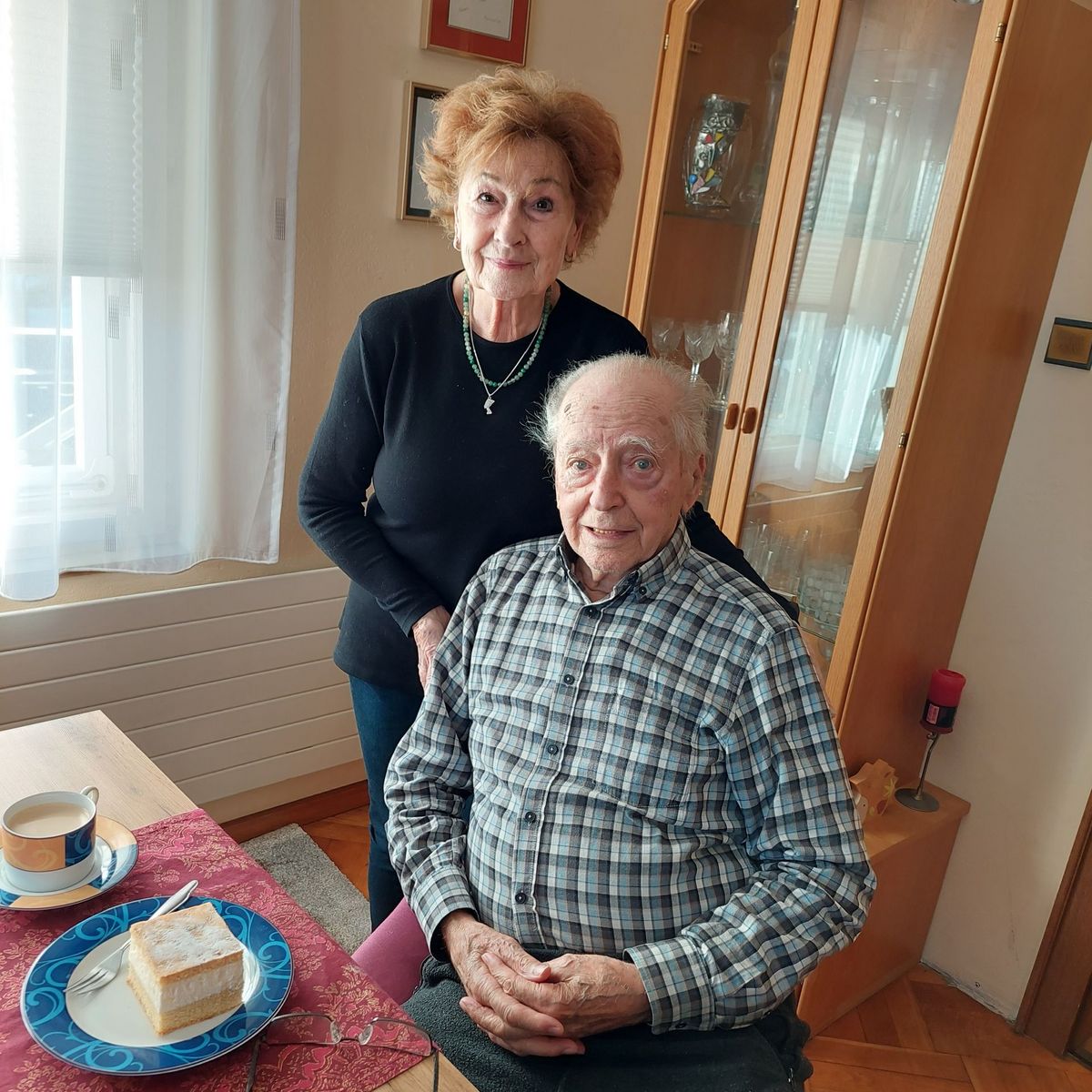 Elfriede und Franz Kury Eiserne Hochzeit